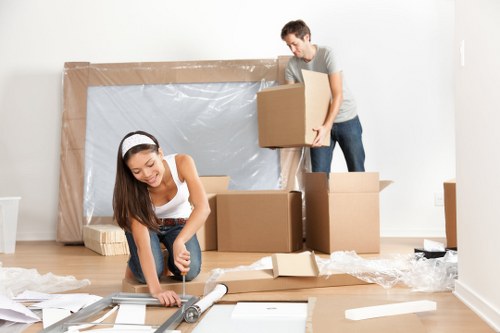 Man and van service supporting a business delivery in Carshalton