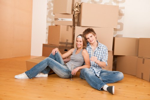 Local movers helping with a home move in Carshalton