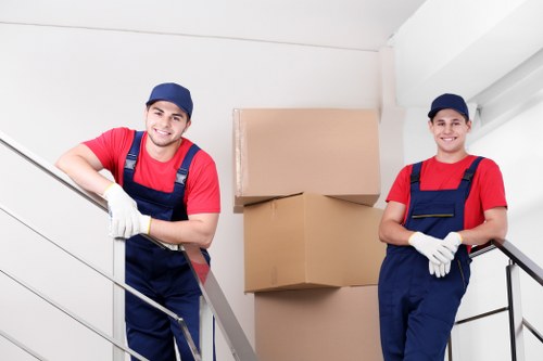 Local removals crew preparing for a Carshalton house move