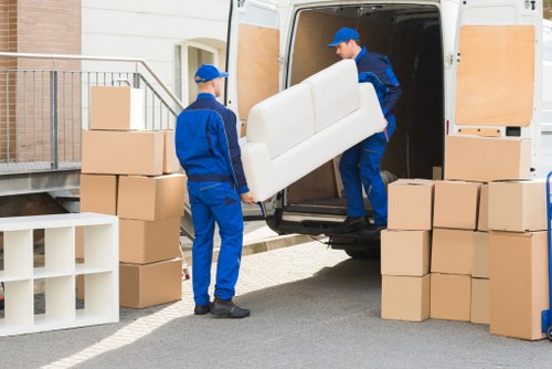 Removal of office furniture from a local Carshalton workspace