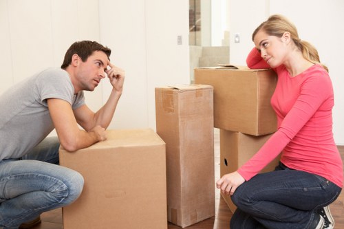 Local office move in Carshalton with desks, files, and IT equipment