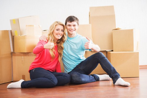 Local removals support for packing and furniture protection