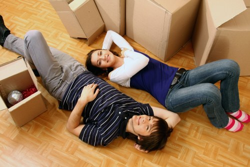 Checklist and moving supplies for a home relocation